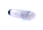 Boysoftoys - 67-00076 - Real Skin - Realistic vibrator - Juicy jelly Clear transparant - 22 m- Dia 4 cm - Multispeed