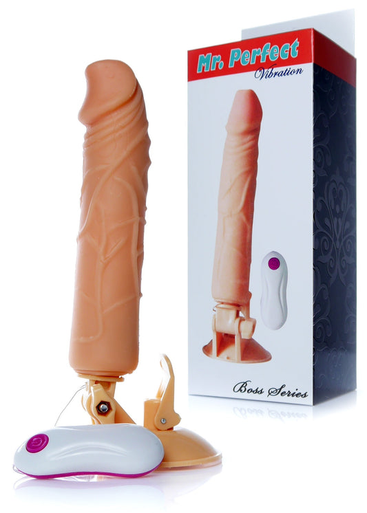 Boysoftoys - 67-00079 - Vibrator - Mr. Perfect - Vibration - 12 Functions - 24.5 CM - Flesh