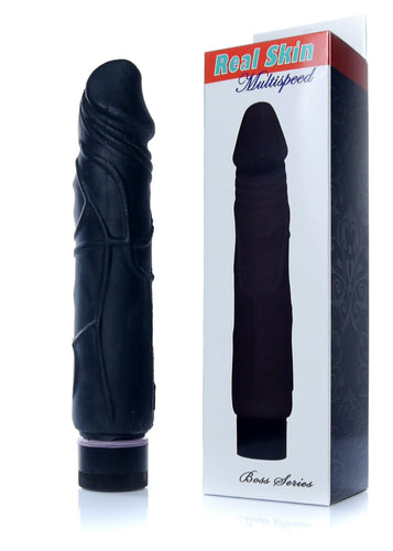 Boysoftoys - 67-00072 - Real Skin - Realistic vibrator - Black - 22 m- Dia 4 cm - Multispeed
