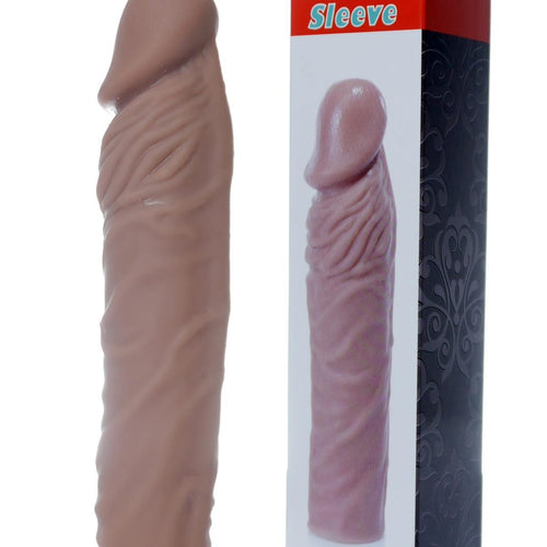 Boysoftoys - 67-00082 - Perfect Sleeve Mulatto - Penis extender - Lenght 18,5 cm / dia 4 cm - colour box - Flesh