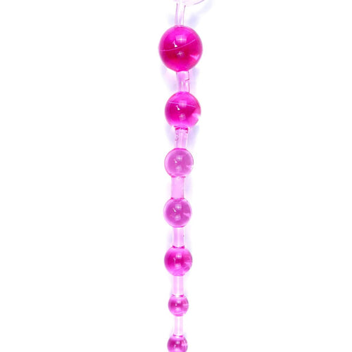 Boysoftoys - 67-00084 - Juicy jelly Anal Beads - Extra Long length - Pink - 29 m- Dia 1,2 cm  / 2,8 cm