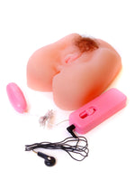 Boysoftoys - 67-00091 - Vibrating Hairy Pussy Masturbator - Super climax - Pussy & anal - Colour box - Dimensions 16 x 14 x 5 cm