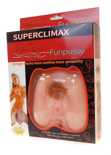 Boysoftoys - 67-00091 - Vibrating Hairy Pussy Masturbator - Super climax - Pussy & anal - Colour box - Dimensions 16 x 14 x 5 cm