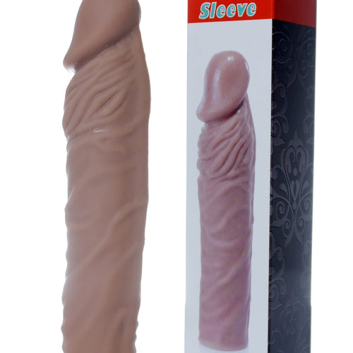 Boysoftoys - 67-00097 - Perfect Sleeve Mulatto - Penis extender - Lenght 18,5 cm / dia 4 cm - colour box - Flesh