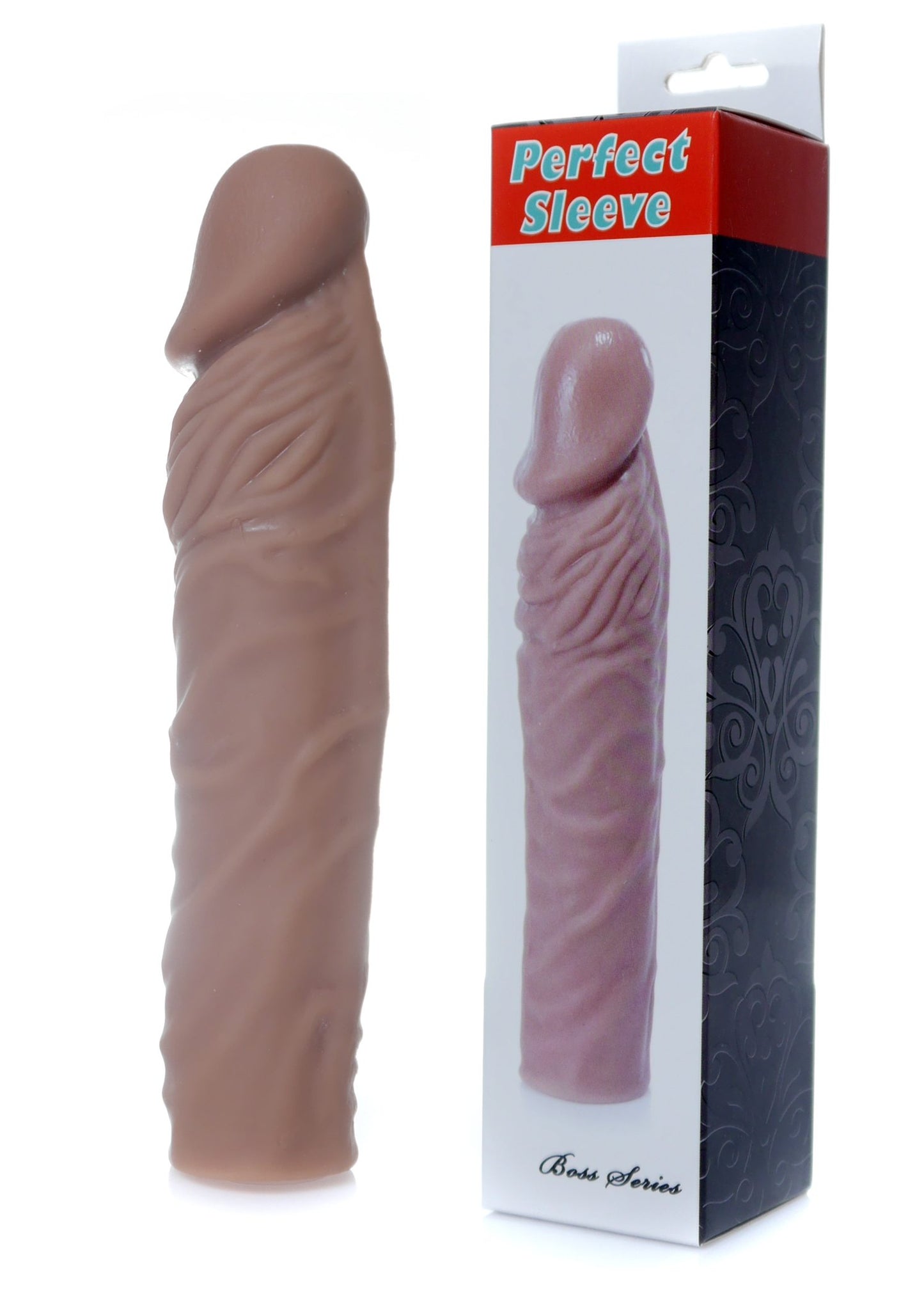 Bossoftoys - 67-00097 - Perfect Sleeve Mulatto - Penis extender - Lenght 18,5 cm / dia 4 cm - colour box - Flesh