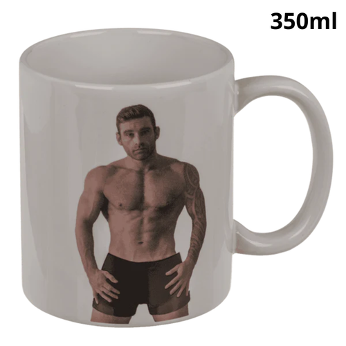 Kinky Pleasure - OB157 - Heat Change Mug – Stripper Boy – 350ml – Model 02