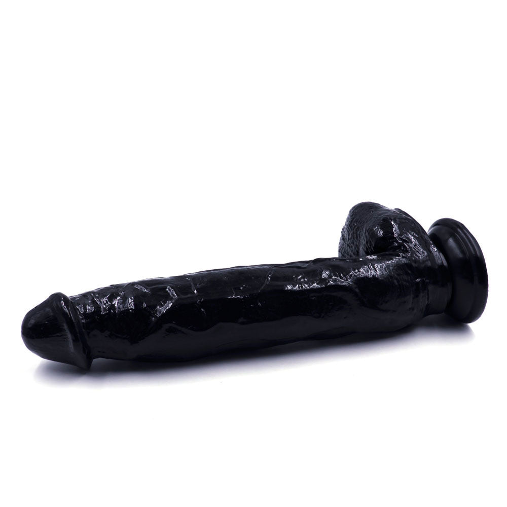 Power Escorts - BR229 Black - Monster John 10,9'' Mega Realistic Dildo 28 CM