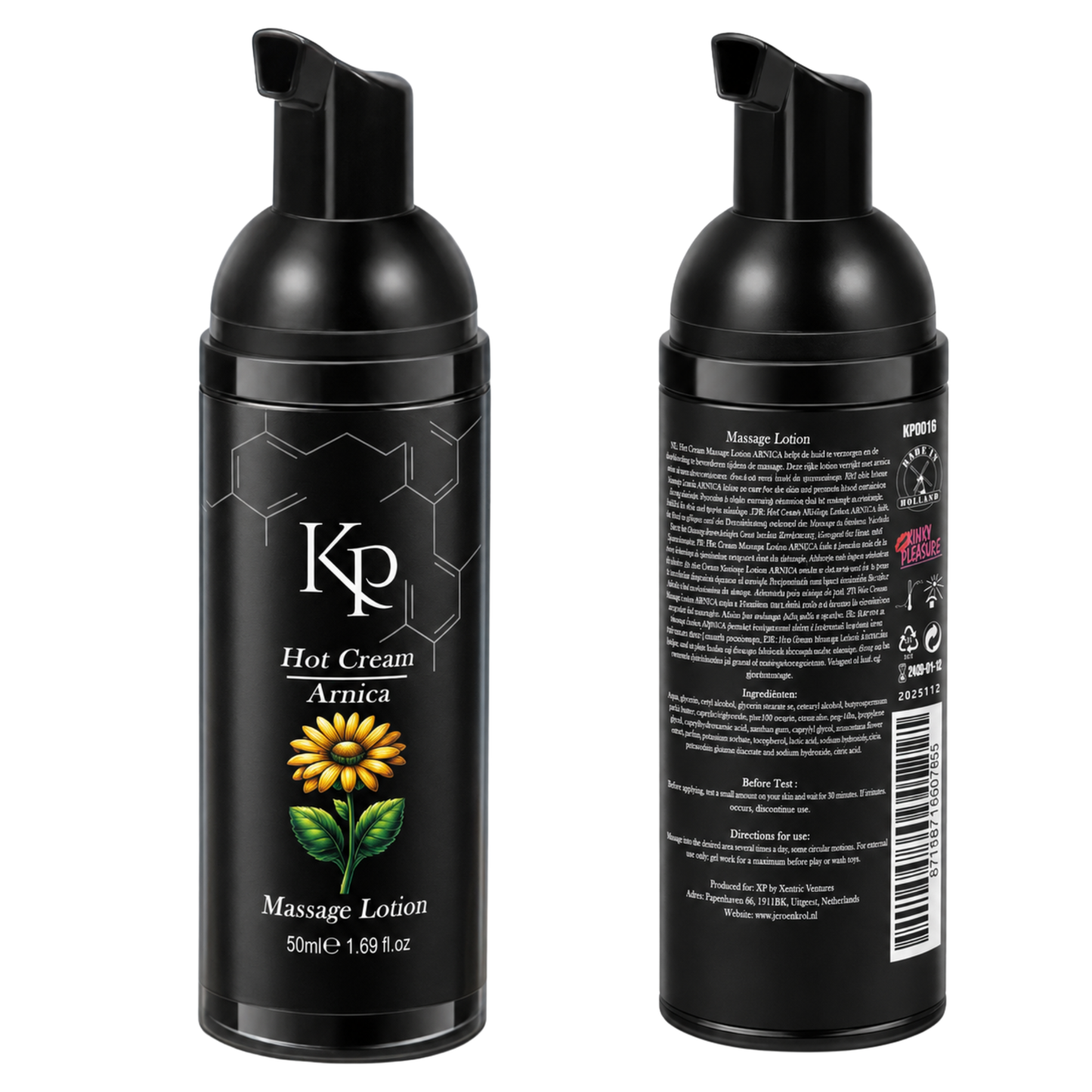 Kinky Pleasure - KPD016 - Hot Cream Arnica - Massage Lotion - 50ml