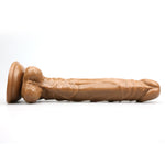 Power Escorts - BR153 Black - Rocket John 9,8'' Realistic Dildo - 9,8 Inch / 24,9 CM