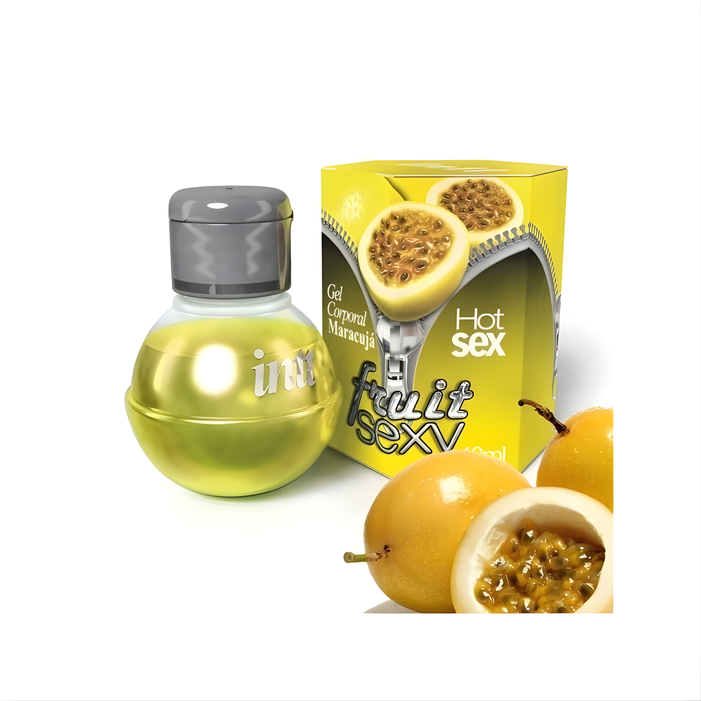 Intt - 043 - Fruit Sexy Edible Gel – Passion Fruit (Maracujá), 40ml