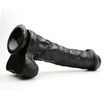 Power Escorts - BR158 Black - Rocket John 11,2'' - Mega Realistic Dildo - 11,2 Inch / 28,5 CM