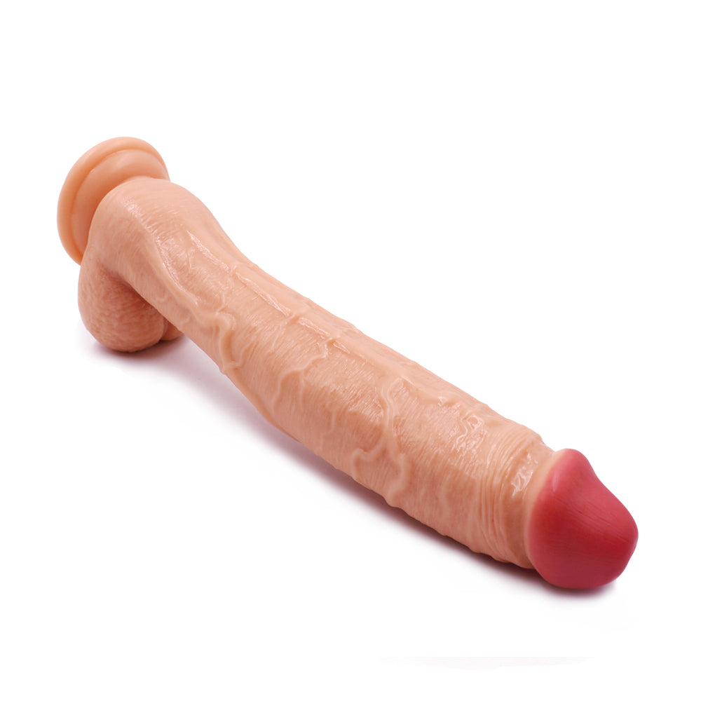 Power Escorts - BR231 - Flesh - Monster John 12,2'' Mega Realistic Dildo - 31 CM