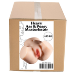 Large Ass & Pussy Masturbator – 4.15 kg Ultra Heavy Realistic Male Masturbator – Premium Dual Entry Body Toy