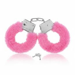 Power Escorts - BR206 - FurryCuffs - Hands – Pink, 28 cm