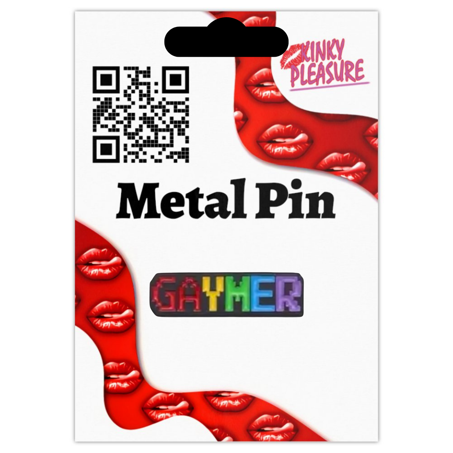 Kinky Pleasure - KPB007 - Badge / Pin - Gaymer - 0,9x3cm