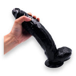 Power Escorts - BR229 Black - Monster John 10,9'' Mega Realistic Dildo 28 CM