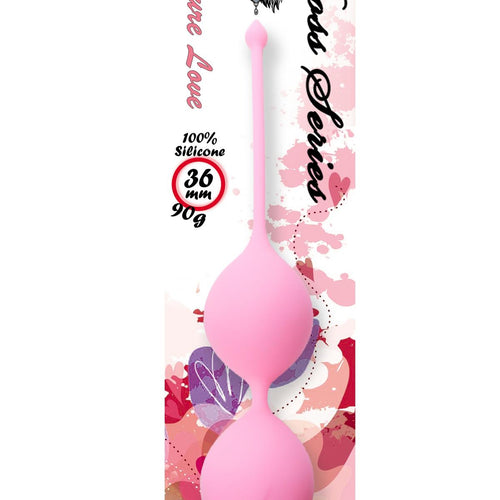 Boysoftoys - 75-00004 - Silicone Kegel Balls - 29 mm 90g Pink - strong blister