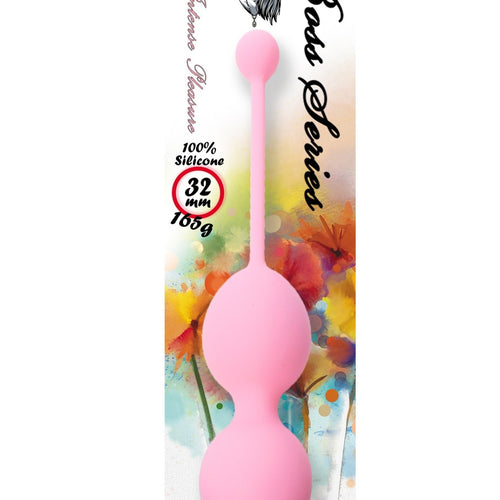Boysoftoys - 75-00011 - Silicone Kegel Balls - length 16,5 cm - width  32mm  - 165g - Pink - strong blister