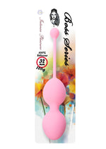 Bossoftoys - 75-00011 - Silicone Kegel Balls - length 16,5 cm - width  32mm  - 165g - Pink - strong blister