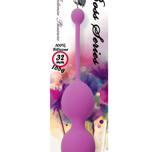 Boysoftoys - 75-00012 - Silicone Kegel Balls - length 16,5 cm - width  32mm  - 165g - Pink - strong blister
