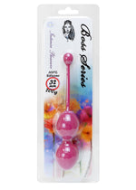Boysoftoys - 75-00013 - Silicone Kegel Balls - length 16,5 cm - width  32mm  - 200g - DarkPink - strong blister