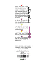 Boysoftoys - 75-00013 - Silicone Kegel Balls - length 16,5 cm - width  32mm  - 200g - DarkPink - strong blister