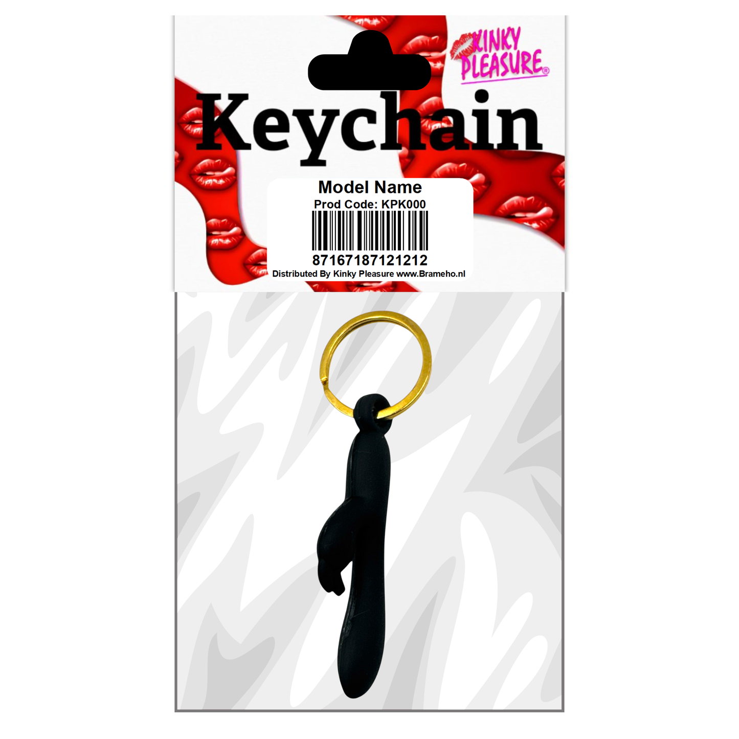 Kinky Pleasure - DS073 - Keychain - Vibrator Massage Wand – Mini & Powerful - 1 Piece Mix