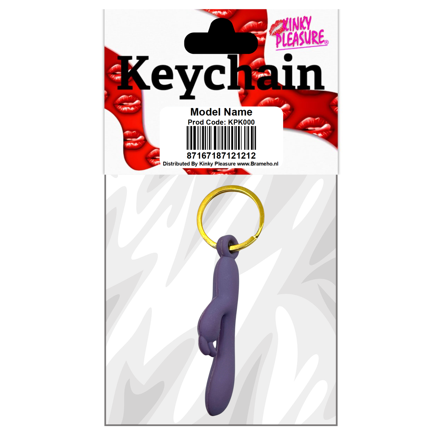 Kinky Pleasure - DS073 - Keychain - Vibrator Massage Wand – Mini & Powerful - 1 Piece Mix