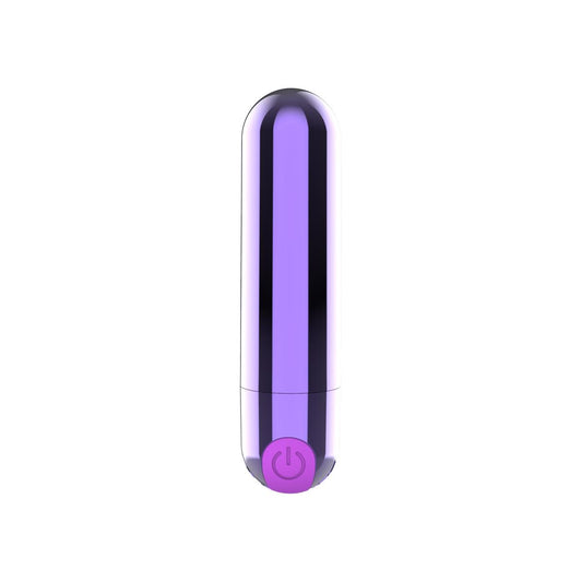 Bossoftoys Rechargeable 9 CM Bullet Glossy Purple - 10 Speed - 78-00006 - attractive Colour box