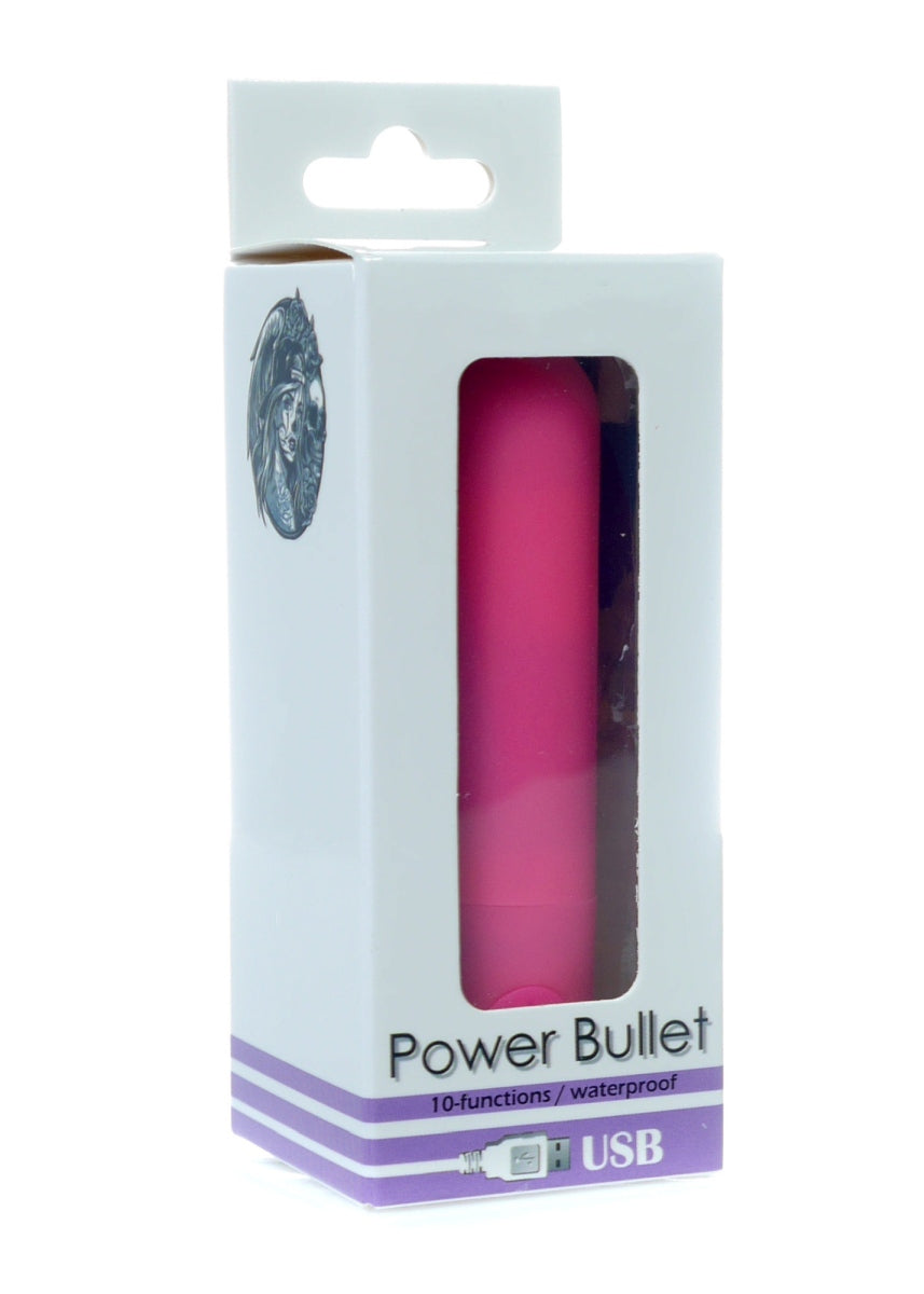 Bossoftoys Rechargeable 9 CM Bullet Matte Pink- 10 Speed - 78-00008 - attractive Colour box