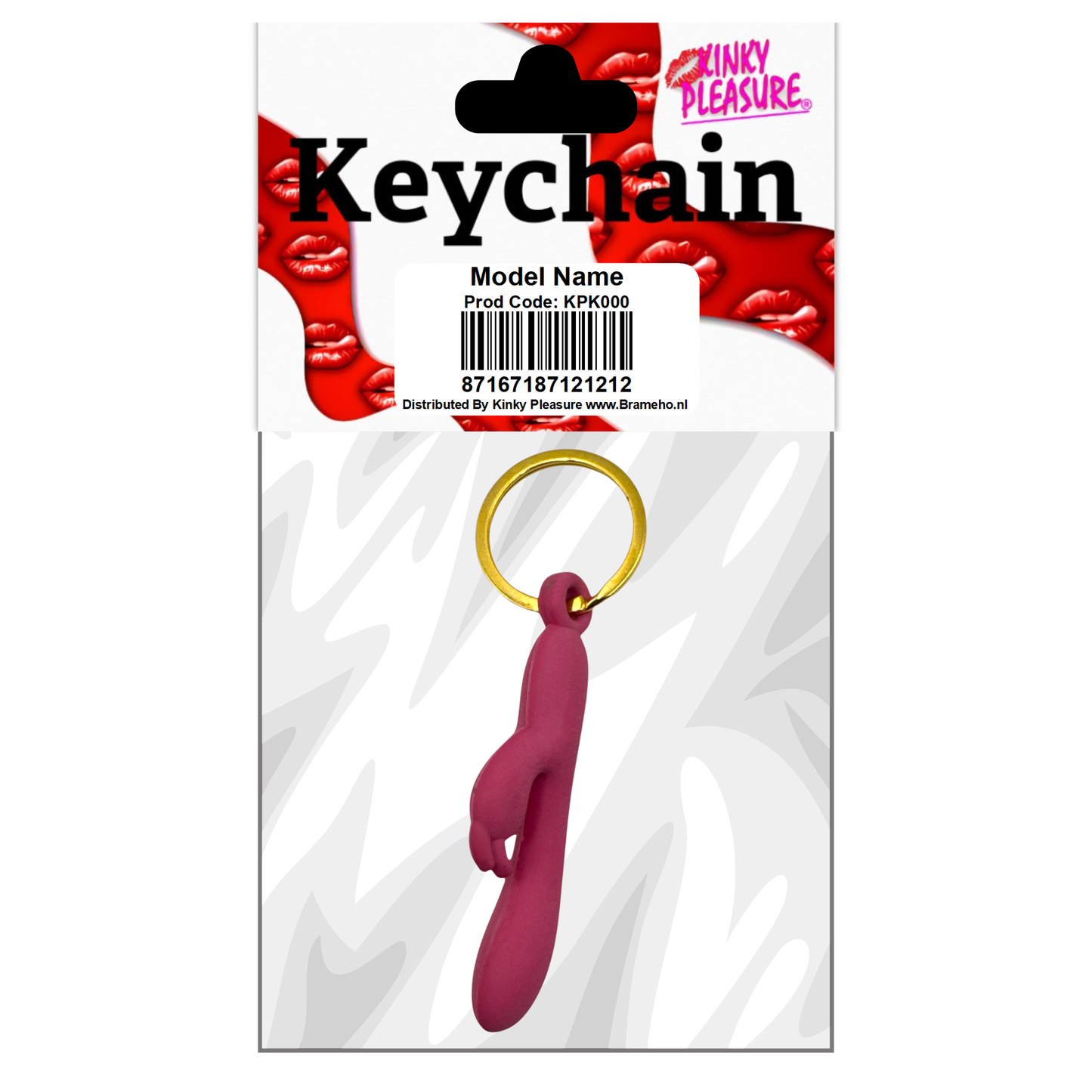 Kinky Pleasure - DS073 - Keychain - Vibrator Massage Wand – Mini & Powerful - 1 Piece Mix