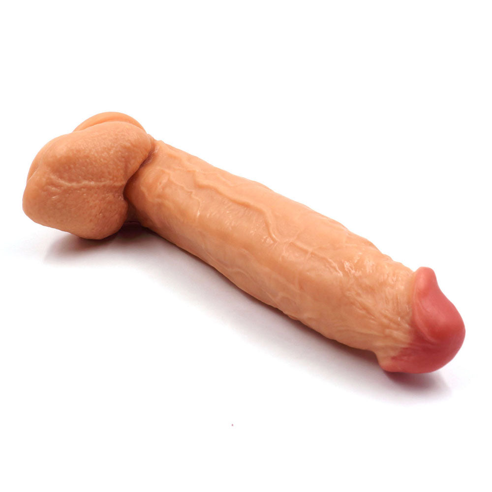 Power Escorts - BR229 Flesh - Monster John 11 Inch Mega Realistic Dildo app. 29 CM