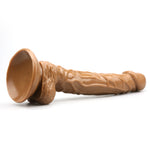 Power Escorts - BR153 Black - Rocket John 9,8'' Realistic Dildo - 9,8 Inch / 24,9 CM