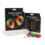Power Escorts - BR206 - FurryCuffs - Hands – Rainbow, 28 cm