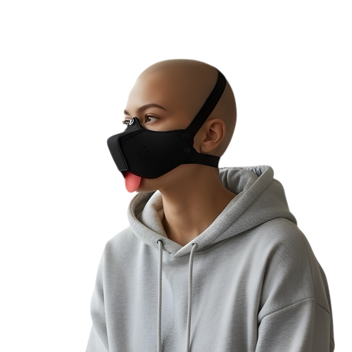 Kinky Pleasure – KPPP003 – Puppy Play Dog Mask – Smaller Size – Black Edition