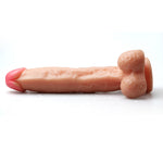 Power Escorts - BR157 Flesh - Rocket John 10'' - Realistic Dildo - 10 Inch / 25,5 CM