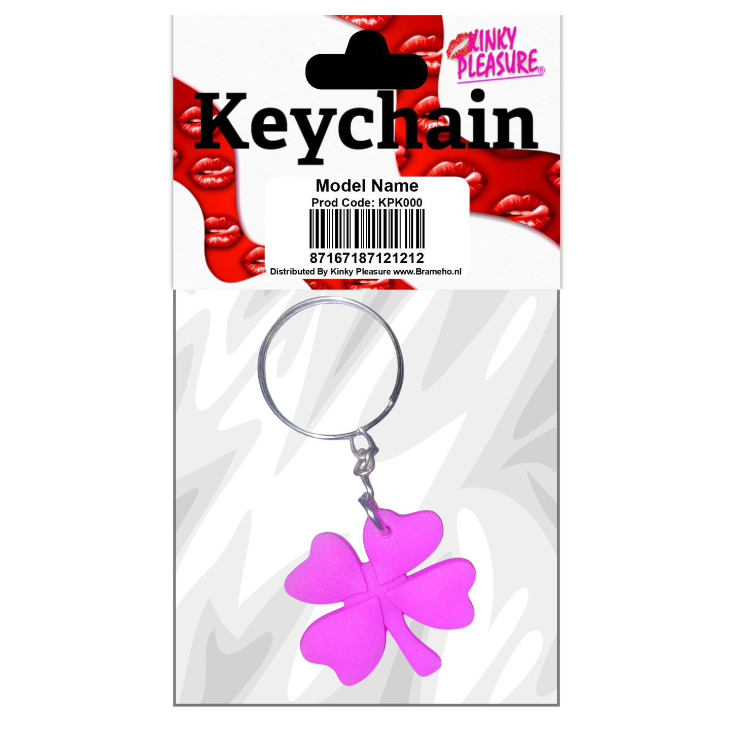 Kinky Pleasure - KPK070 - Lucky Flower Purple Keychain