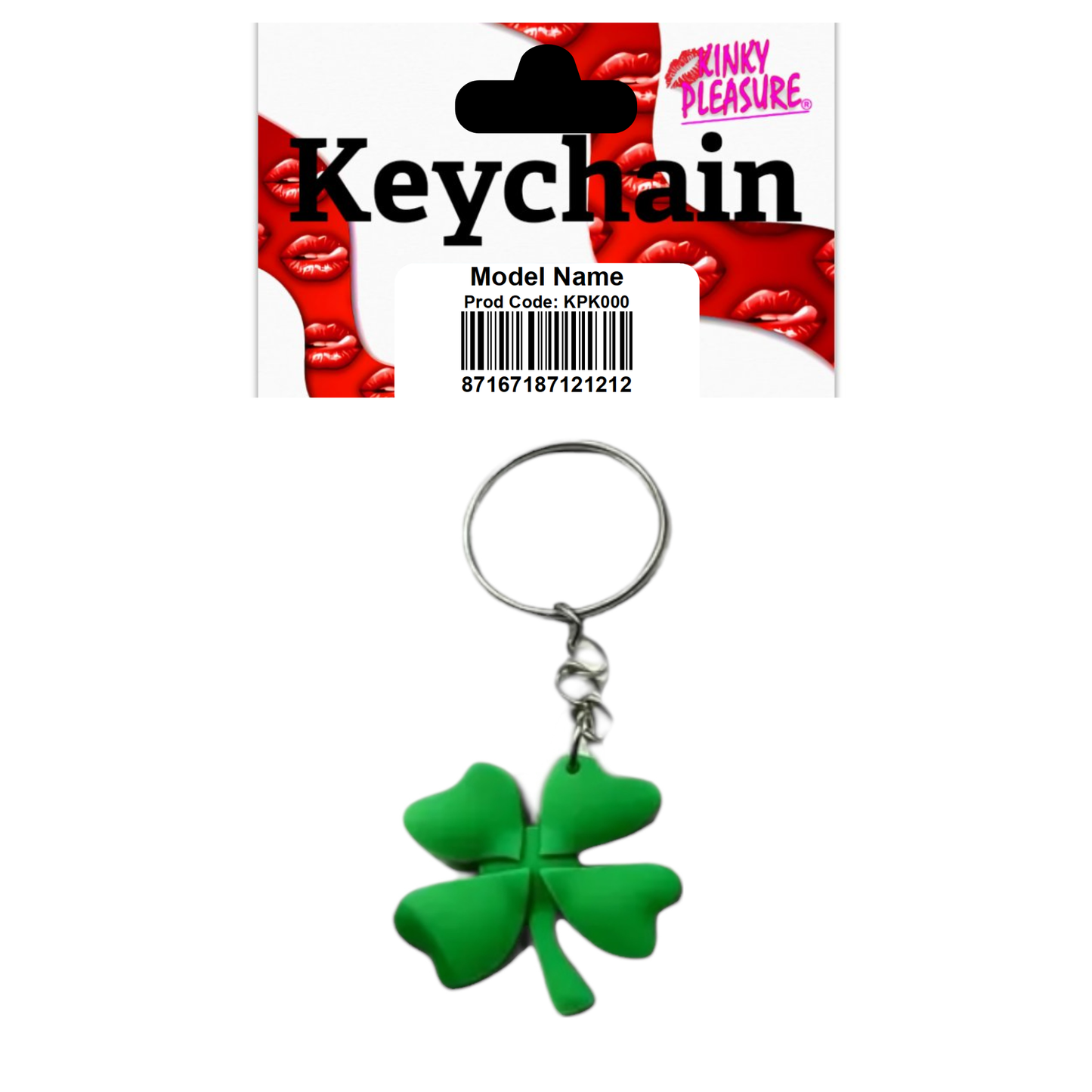 Kinky Pleasure - KPK072 - Lucky Flower Green Keychain