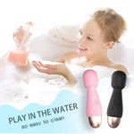 Power Escorts - BR315 - Mini Wand Massager De Luxe Pink - 11,6 Cm / 4.5 Inch Silicone