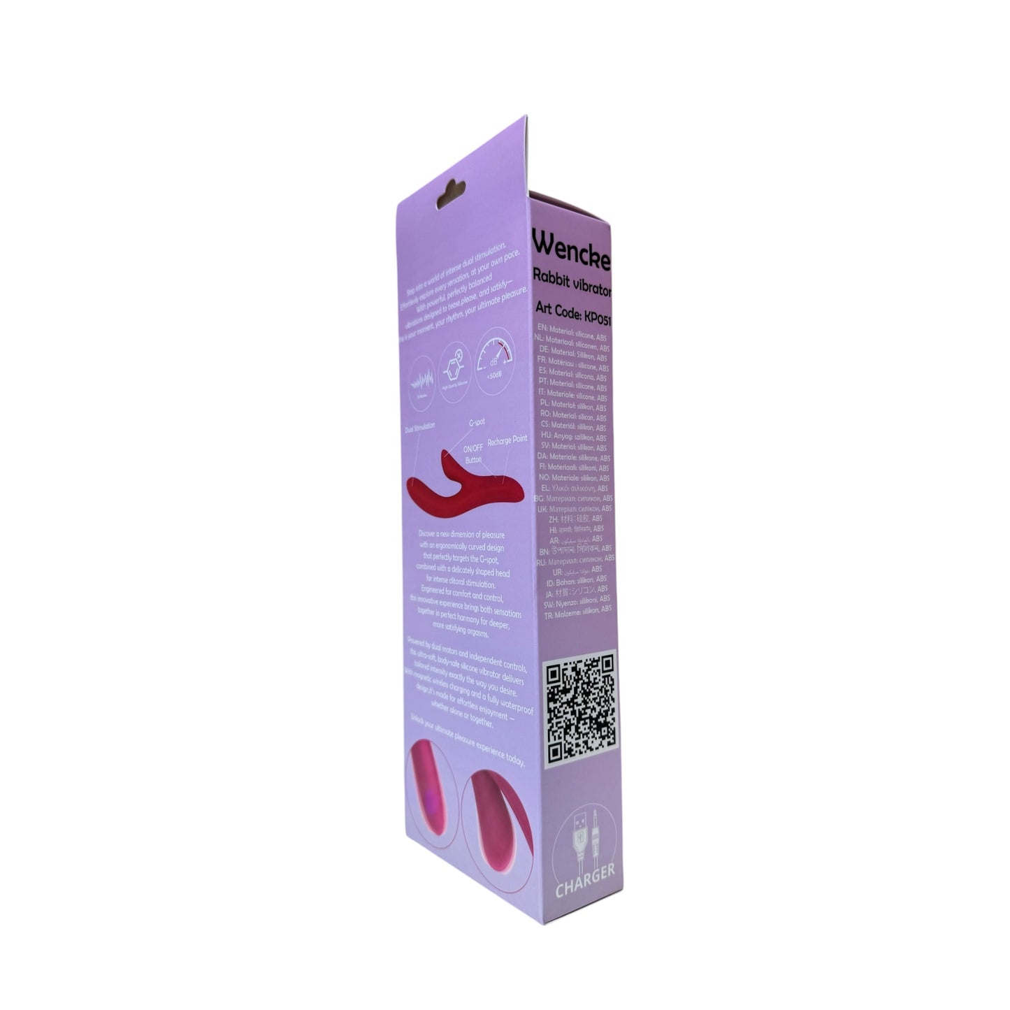 PRE ORDER - Kinky Pleasure - KP051 - Wencke Rabbit Vibrator Roze