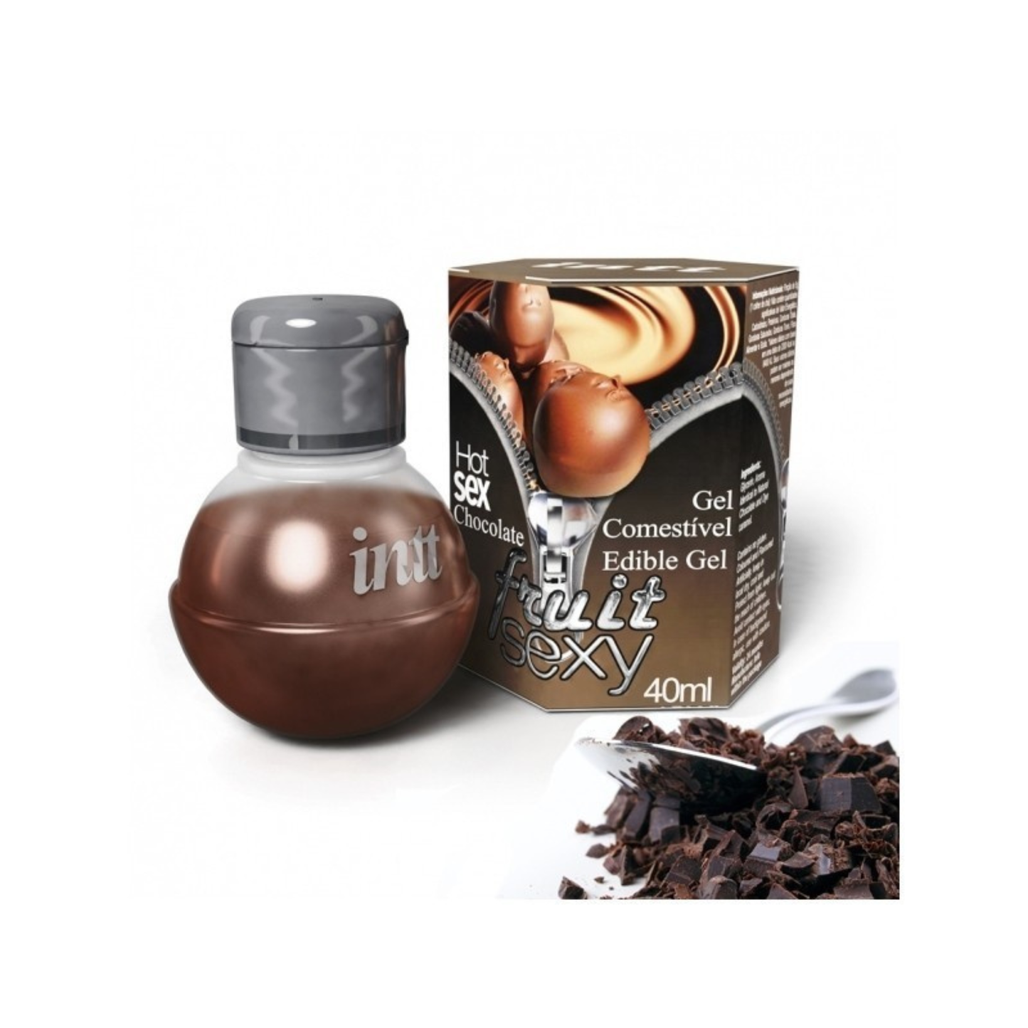 Intt - 045 - Fruit Sexy Edible Gel – Chocolate Flavor, 40ml