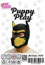 Kinky Pleasure - T219 - Puppy Play - Dog Mask - Yellow