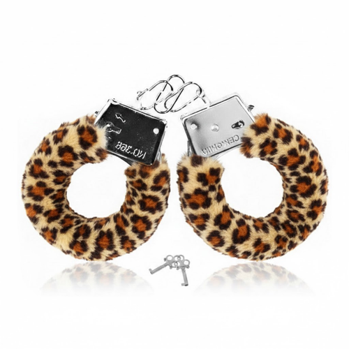 Power Escorts - BR206 - FurryCuffs - Hands – Leopard, 28 cm