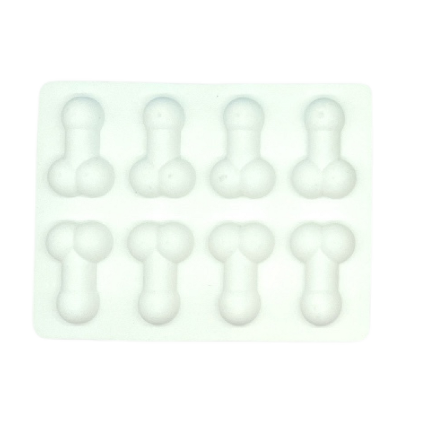Kinky Pleasure - KP009 - Penis Baking/Ice Mold – 5 Colour Pack – Silicone – 18x14 cm