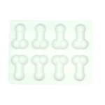 Kinky Pleasure - KP009 - Penis Baking/Ice Mold – White – Silicone – 18x14 cm