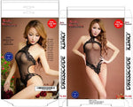 Body Pleasure - TL96 - Sexy Body Lingerie Set - One Size Fits Most - Gift Box - Black