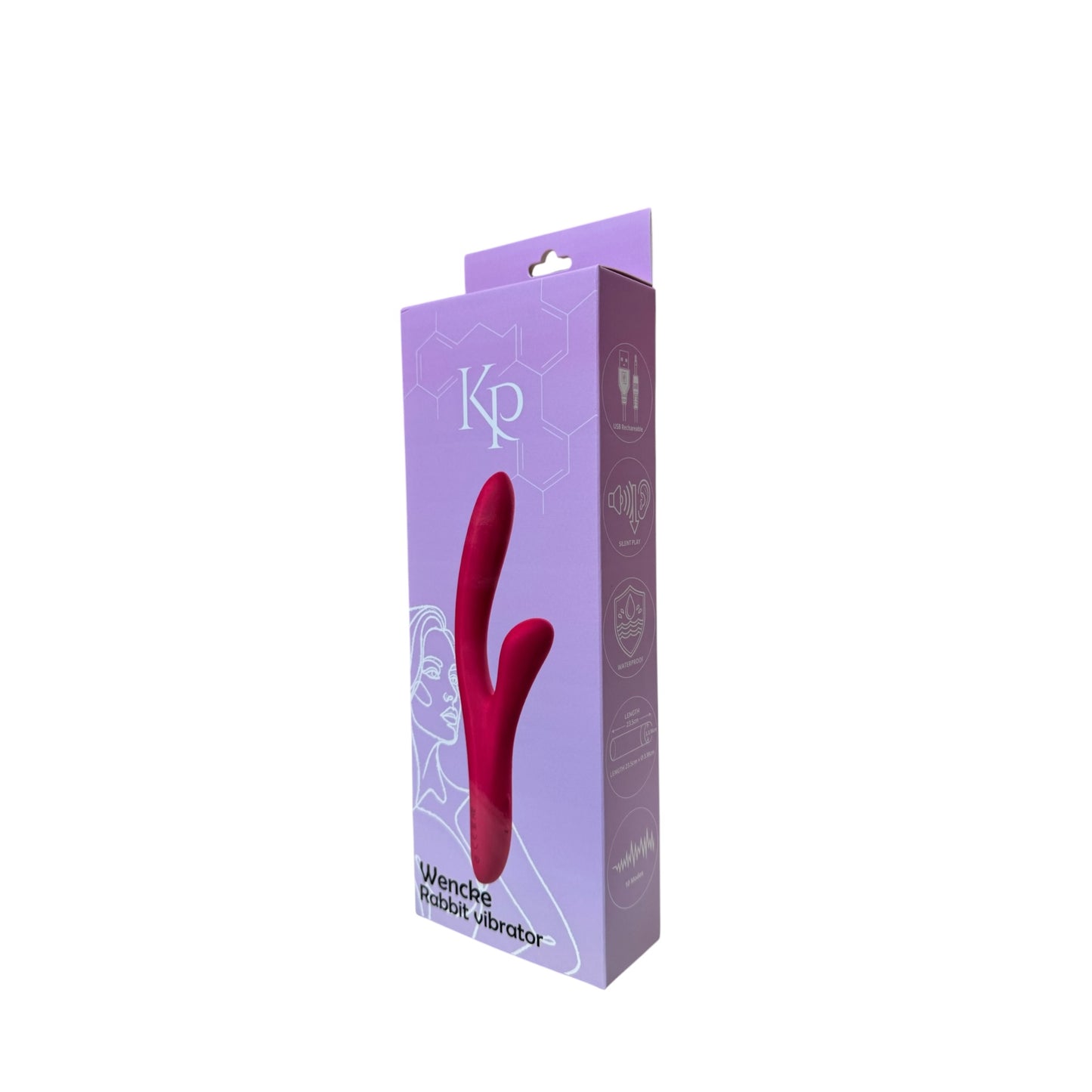 PRE ORDER - Kinky Pleasure - KP051 - Wencke Rabbit Vibrator Roze