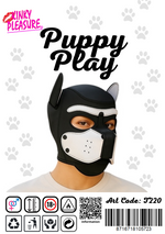 Kinky Pleasure - T220 - Puppy Play - Dog Mask - White