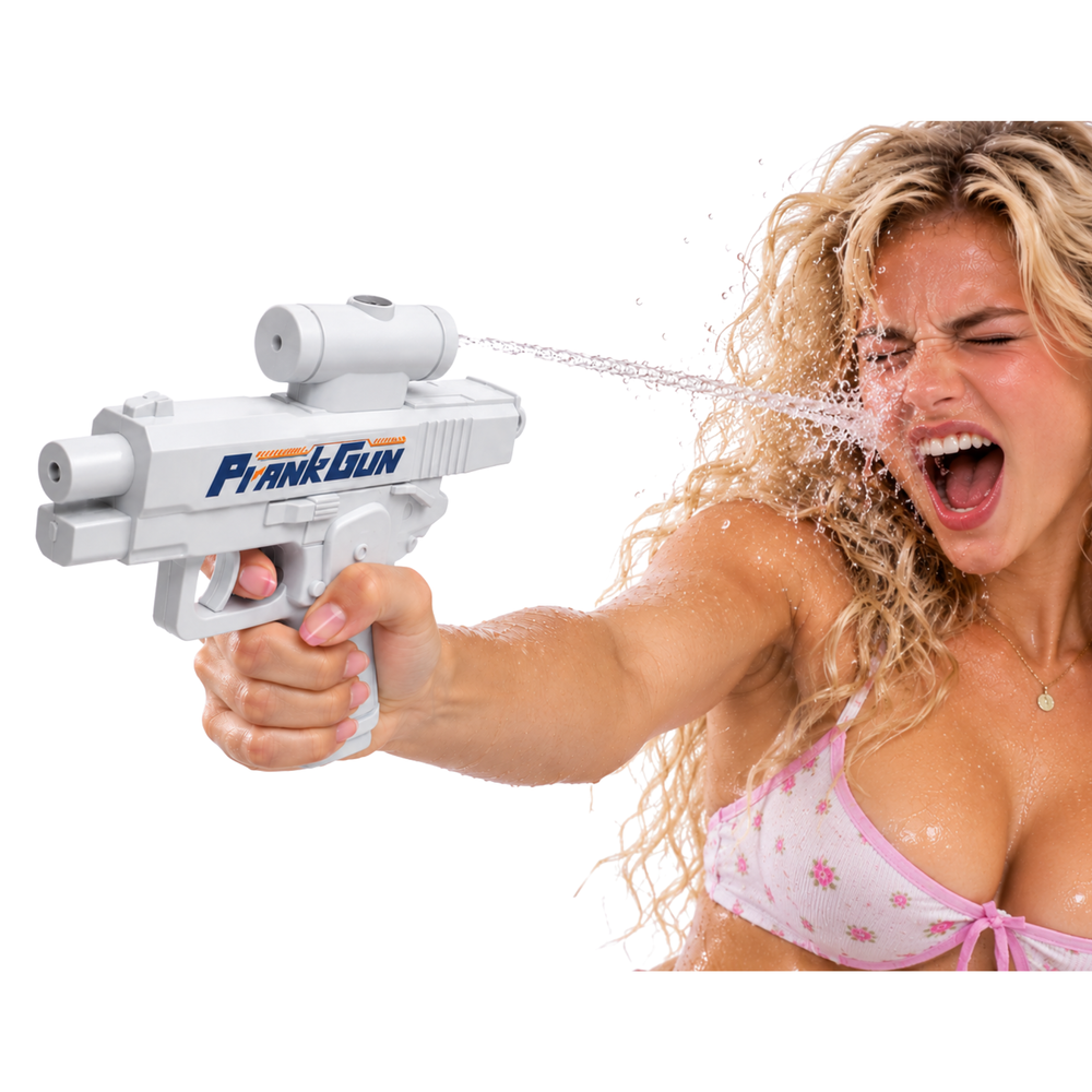 AQUAFLEXX - AF021 - Prank Gun – Prank Water Gun White
