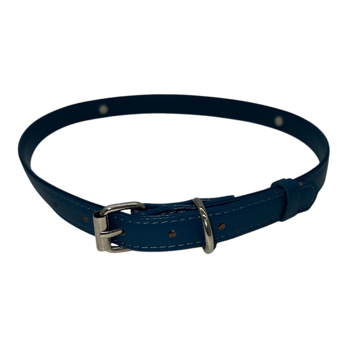 Collar/Neckband - Blue - BDSM - Diameter 17 CM - Length 60 CM - Width 1.5 CM